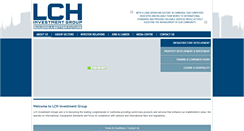 Desktop Screenshot of lch-investment.com