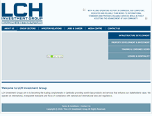 Tablet Screenshot of lch-investment.com